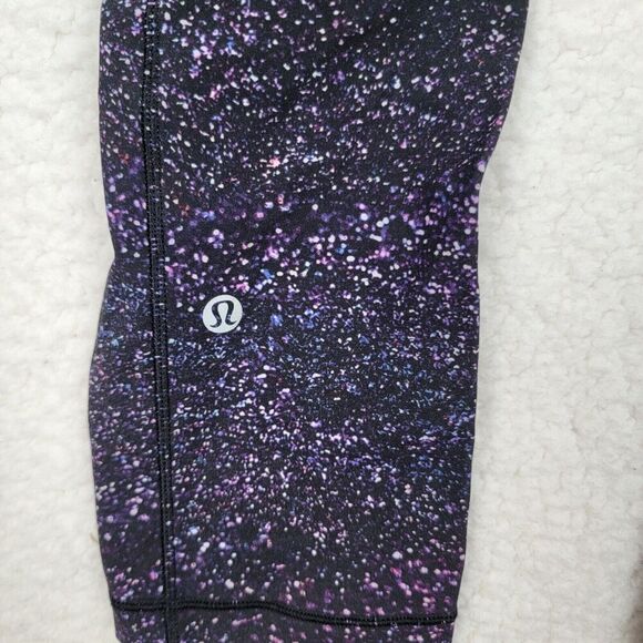 Lululemon Speed Up Crop 21” Inseam Size 4 Crystalline Multi Purple Galaxy W6AL4S - Picture 5 of 9